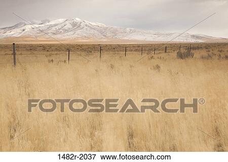 Stock Photo - Mountain range, Black Pine Mountains, Kennewick, Washington State, USA. Fotosearch