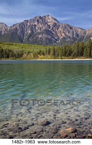 Patricia Lake, Pyramid Mountain, Jasper National Park, Alberta, Canada View Large Photo Image Stock Image - Patricia Lake, Pyramid Mountain, Jasper National Park, Alberta, Canada. Fotosearch