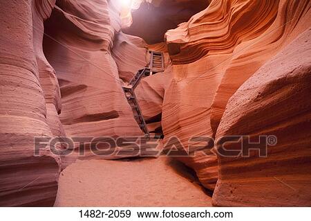 Slot canyon, Lower Antelope Canyon, Antelope Canyon, Page, Arizona, USA View Large Photo Image Stock Photo - Slot canyon, Lower Antelope Canyon, Antelope Canyon, Page, Arizona, USA. Fotosearch