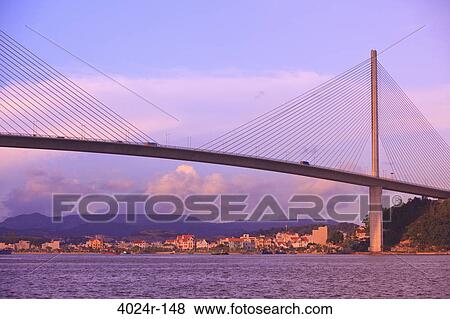 Bridge across the sea, Bai Chay Bridge, Halong Bay, Vietnam View Large Photo Image Stock Photo - Bridge across the sea, Bai Chay Bridge, Halong Bay, Vietnam. Fotosearch