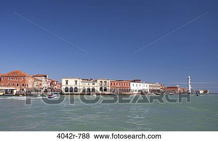 City at the waterfront, Murano, Venice, Veneto, Italy View Large Photo Image Stock Photo - City at the waterfront, Murano, Venice, Veneto, Italy. Fotosearch
