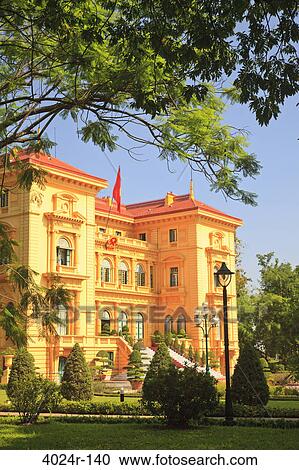 Facade of a government building, Presidential Palace, Hanoi, Vietnam View Large Photo Image Stock Image - Facade of a government building, Presidential Palace, Hanoi, Vietnam. Fotosearch