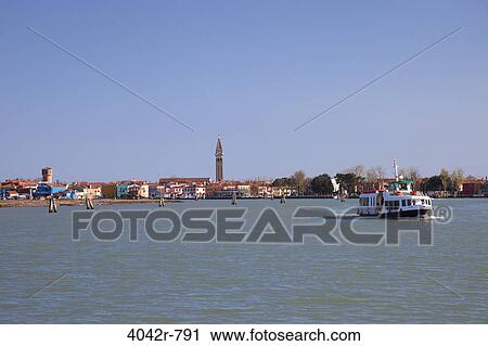 Motorboat in the lagoon, Burano, Venice, Veneto, Italy View Large Photo Image Stock Image - Motorboat in the lagoon, Burano, Venice, Veneto, Italy. Fotosearch
