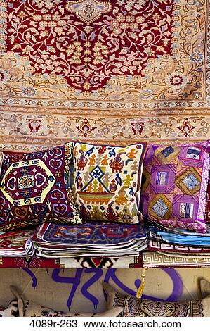 Turkish carpets and pillows for sale in a store, Plaka, Athens, Greece View Large Photo Image Stock Image - Turkish carpets and pillows for sale in a store, Plaka, Athens, Greece. Fotosearch