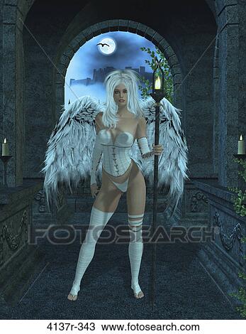 Angel standing inside a masoleumn View Large Photo Image Stock Image - Angel standing inside a masoleumn. Fotosearch