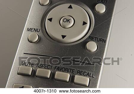 Stock Image - Close-up of a remote control. Fotosearch