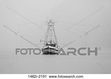 Stock Image - Fishing boat in a lake, Warm Springs Bay, Baranof Island, Alaska, USA. Fotosearch