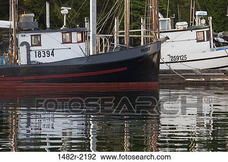 Fishing boats moored at a harbor, Meyers Chuck, Alaska, USA View Large Photo Image Stock Image - Fishing boats moored at a harbor, Meyers Chuck, Alaska, USA. Fotosearch