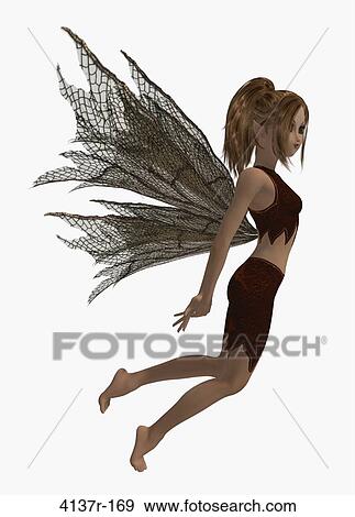 Guardian fairy of the forest in a flying pose View Large Photo Image Stock Photo - Guardian fairy of the forest in a flying pose. Fotosearch