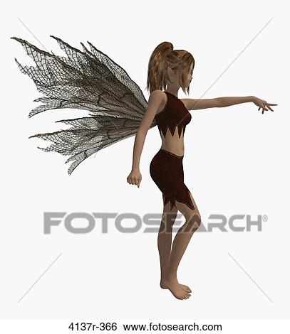 Guardian fairy of the forest in a standing pose View Large Photo Image Stock Photograph - Guardian fairy of the forest in a standing pose. Fotosearch