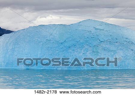 Stock Photo - Iceberg, Endicott Arm, Alaska, USA. Fotosearch