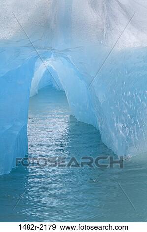 Stock Photo - Icebergs, Endicott Arm, Alaska, USA. Fotosearch