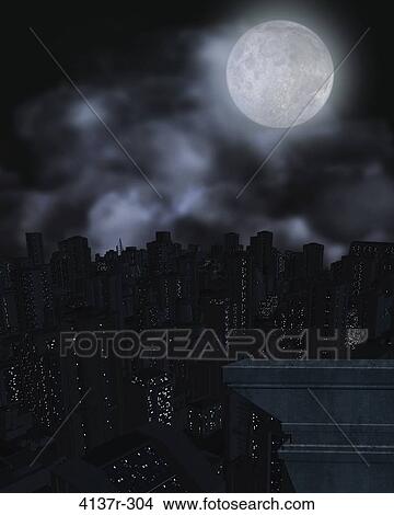 Ledge Overlooking The City Background View Large Photo Image Picture - Ledge Overlooking The City Background. Fotosearch