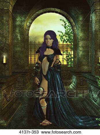 Medusa queen of snakes standing in the masoluem View Large Photo Image Stock Image - Medusa queen of snakes standing in the masoluem. Fotosearch