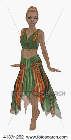 Orange and green fairy standing up View Large Photo Image Stock Image - Orange and green fairy standing up. Fotosearch