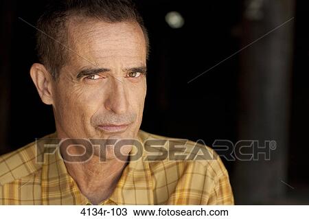 Stock Image - Portrait of a man. Fotosearch
