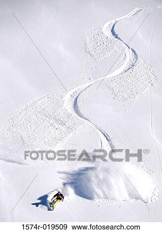 Snowboarding downhill, France View Large Photo Image Stock Photo - Snowboarding downhill, France. Fotosearch