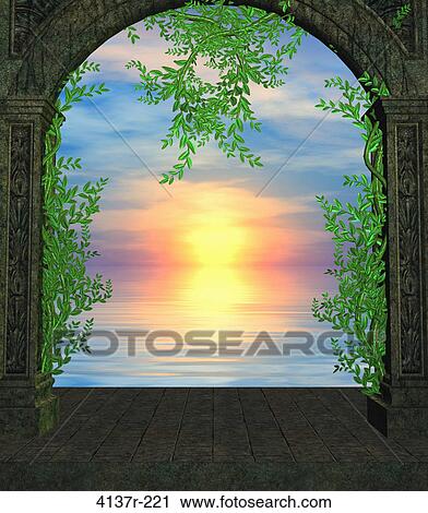 Sunset background View Large Photo Image Stock Image - Sunset background. Fotosearch