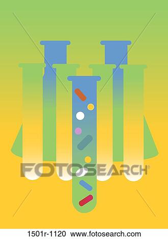 Test tubes filled with various pills, illustration View Large Photo Image Stock Image - Test tubes filled with various pills, illustration. Fotosearch