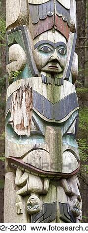 Totem pole, Kasaan, Alaska, USA View Large Photo Image Stock Image - Totem pole, Kasaan, Alaska, USA. Fotosearch