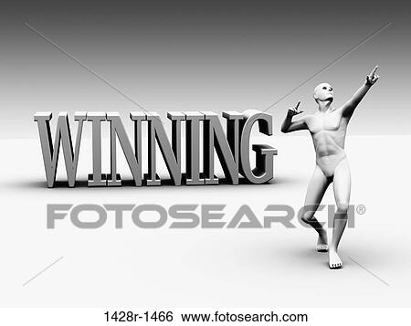 勝利 白 ブロックの レタリング で １ 白 数字 画像コレクション 1428r 1466 Fotosearch