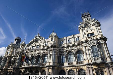 Spain, Barcelona, Port Vell, Port Authority Building View Large Photo Image Stock Photo - Spain, Barcelona, Port Vell, Port Authority Building. Fotosearch