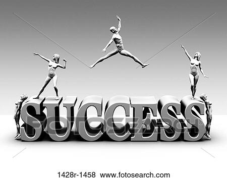 Success block lettering with five figures in white-grey monochrome View Large Photo Image Stock Photo - Success block lettering with five figures in white-grey monochrome. Fotosearch