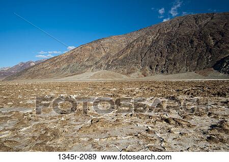 Stock Photo - USA, California, Death Valley National Park, Badwater Basin. Fotosearch