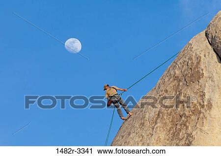 USA, California, Joshua Tree National Park, Climber on 'The Flake' Hidden Valley View Large Photo Image Stock Image - USA, California, Joshua Tree National Park, Climber on 'The Flake' Hidden Valley. Fotosearch