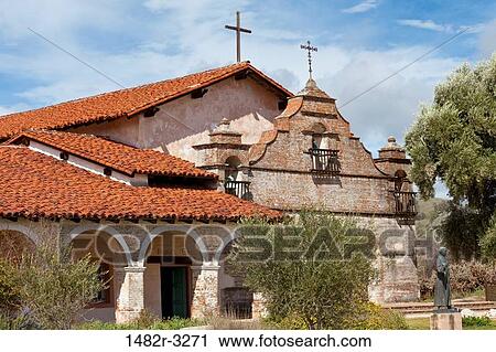 Stock Image - USA, California, Mission San Antonio de Padua. Fotosearch