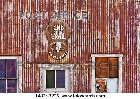 USA, California, Randsburg, Post Office View Large Photo Image Stock Photograph - USA, California, Randsburg, Post Office. Fotosearch