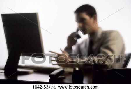 blur, desk, telephone, talking, computer, phone, business View Large Photo Image Stock Image - blur, desk, telephone, talking, computer, phone, business. Fotosearch
