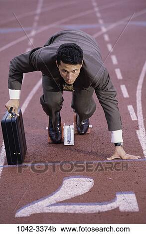 Stock Image - business, sports, metaphor, Business sports concept. Fotosearch