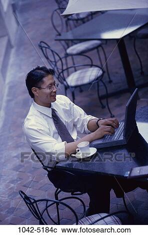 Stock Image - computer, business, businessman, Computers businessman. Fotosearch