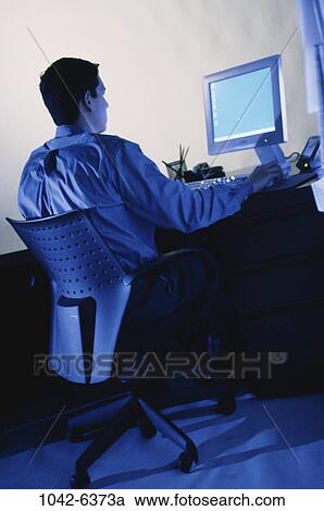desk, computer, business, businessman View Large Photo Image Stock Image - desk, computer, business, businessman. Fotosearch