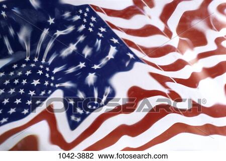 Stock Image - Flag of the United States of America. Fotosearch