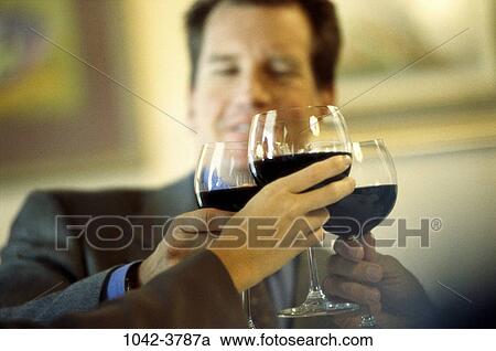 glasses, toasting, wine, drinking, business, concepts View Large Photo Image Stock Image - glasses, toasting, wine, drinking, business, concepts. Fotosearch