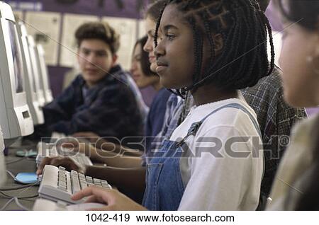 group, multiethnic, people, school, computers, education, class View Large Photo Image Stock Photo - group, multiethnic, people, school, computers, education, class. Fotosearch