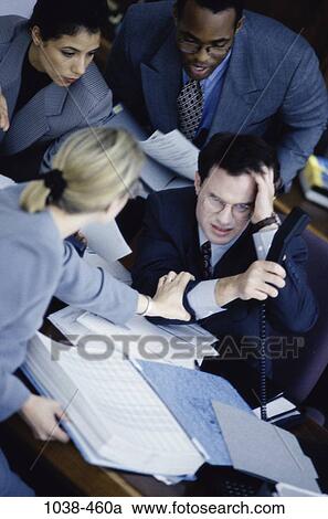 group, multiethnic, telephone, paperwork, overwhelmed, phone, stress View Large Photo Image Stock Image - group, multiethnic, telephone, paperwork, overwhelmed, phone, stress. Fotosearch