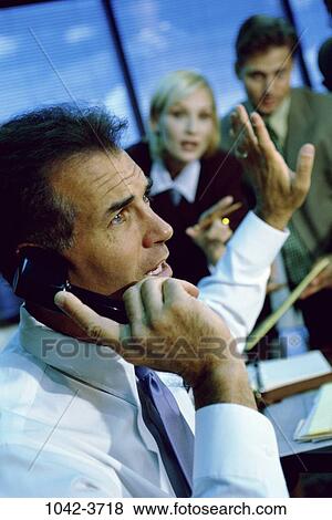 groups, telephone, phone, gesturing, stress, business, challenges View Large Photo Image Stock Photo - groups, telephone, phone, gesturing, stress, business, challenges. Fotosearch