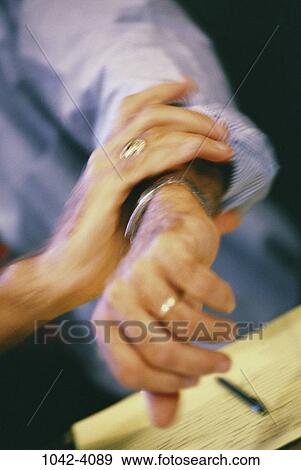 hands, time, watch, motion, body parts, checking View Large Photo Image Stock Photo - hands, time, watch, motion, body parts, checking. Fotosearch