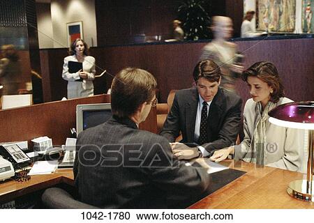 Stock Image - industry, consultation, couple, choices, business, concepts, future. Fotosearch