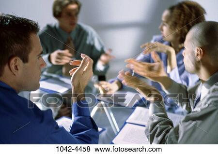 meeting, group, multiethnic, business, casual, office, indoors View Large Photo Image Stock Photo - meeting, group, multiethnic, business, casual, office, indoors. Fotosearch
