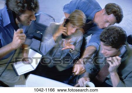meeting, group, people, coffee, gesturing, stress View Large Photo Image Stock Photograph - meeting, group, people, coffee, gesturing, stress. Fotosearch