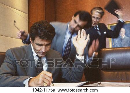 meeting, men, desk, stress, signing, business, chaotic View Large Photo Image Stock Image - meeting, men, desk, stress, signing, business, chaotic. Fotosearch