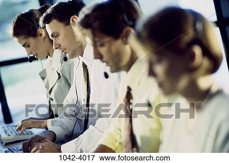 men, women, desk, headset, Hispanic, business, concepts View Large Photo Image Stock Photo - men, women, desk, headset, Hispanic, business, concepts. Fotosearch