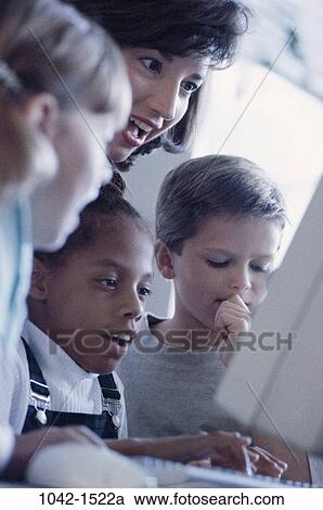 multiethnic, attentive, smiling, teacher, excited, concentrating, awe View Large Photo Image Stock Image - multiethnic, attentive, smiling, teacher, excited, concentrating, awe. Fotosearch