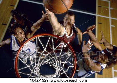 multiethnic, men, people, sports, accuracy, competition, basketball View Large Photo Image Stock Photo - multiethnic, men, people, sports, accuracy, competition, basketball. Fotosearch