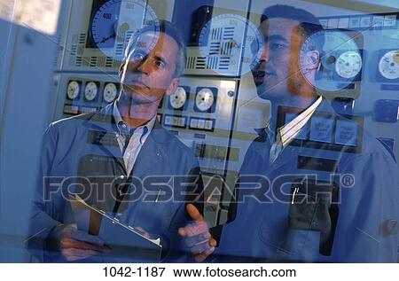 multiethnic, men, reflection, plants, industry, clipboard, occupations View Large Photo Image Stock Photo - multiethnic, men, reflection, plants, industry, clipboard, occupations. Fotosearch