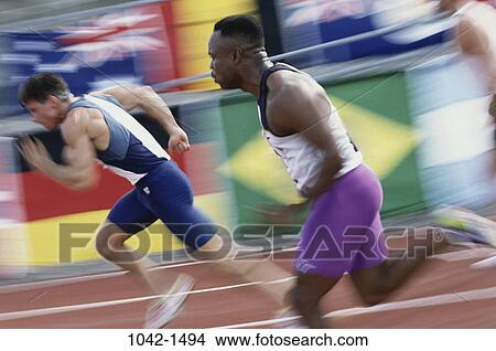 multiethnic, men, running, track, racing, motion View Large Photo Image Picture - multiethnic, men, running, track, racing, motion. Fotosearch